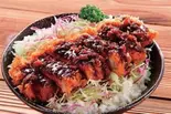 絶品『チキンカツソース丼』(丼ぶり・唐揚げ専門店【まんまん】)
