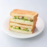 トーストサンド 海老アボカドとポテトサラダ Shrimp & Avocado & Potato Salad Sandwich(カフェ・ド・クリエ JRイン札幌北2条店)