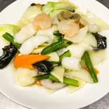 海鮮三種の塩味炒め（点心楼 台北）