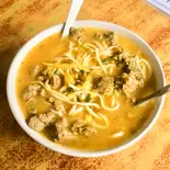 豚肉のトゥクパ Pork Thukpa（Namaste Nepali武蔵関店）
