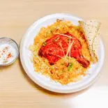 【おすすめ！】フルレッグビリヤニ【M】(ライタまたはミニカレー付き)/Full Leg Biryani【M】 (with Raita or Curry)（カビールジー インドカレー）