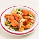 海老チリ/Prawn Chili（インド料理レストランアダルサ）