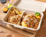 ハッシュドビーフオムライス×てりやきチキンチーズホットサンド（goody goody麻生店）
