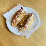 チーズホットドッグ（ダフネ珈琲ミユキモール店）