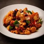 鶏肉の唐辛子炒め（中華料理 嘉園 お台場店）