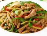 青椒肉絲（金龍酒家）