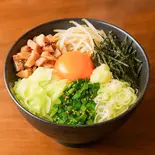 【食後の口臭注意】にんにくたっぷりスタミナまぜそば（横濱とんこつ TUKASA 横浜中華街本店）