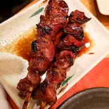 肝串焼き(炭火焼鳥 やまさん)