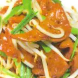 ニラレバもやし炒め(けいぐん飯店)