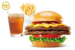 【ドリンクセット】ダブルとびきりチーズ〜北海道チーズ〜(モスバーガー 薬院店)