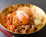 温玉のせビビン麺 Hot Spring Eggs Bibim Noodles（東京冷麺スタンド 国分町2丁目店）