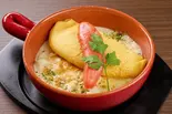 明太クリームドリアオム(チキン入)（下北沢たまごけん）