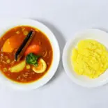 ねばねばカレー(納豆、なめこ)（こうひいはうす）