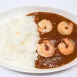 エビカレー（喫茶 しっぽ）