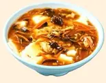 中華風おぼろ豆腐+揚げパンセット (豆腐脑十油条)(上海焼き小籠包)