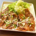 豚トロステーキ 定食みそ味(旭 居酒屋)