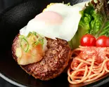 目玉焼き大根おろしポン酢ハンバーグ（GRILLハンバーグキッチン森山）