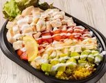 しっとり鶏胸肉のチキンオーバーライス  バーボンBBQソース＆ヨーグルトソース（Vendor of NewYork ベンダーオブニューヨーク）