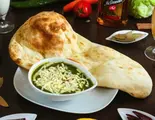 ほうれん草チーズカレーセット (Sag)Spinach Cheese Curry Set（Agra Asian Dining ＆ Bar）