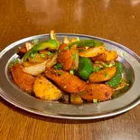 じゃがいもソーセージ炒め/Potato and Sausage Stir-Fry（インド料理 スワガット）