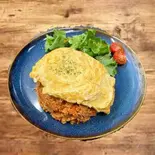 【lunchミニカレーセット】オムライス | 【Mini Curry Lunch Set】Omelette Rice (Omurice)（【カレー＆タコライスが人気】cafe＆dining ONE）