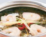プラウンほうれん草カレー Prawn Saag Curry(アジアンキッチン クマール)