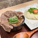 限定牛つけ（自家讃岐麺処いち撚）