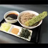 ちくわ天もりそば（なぜ蕎麦にラー油を入れるのか。五反田店）