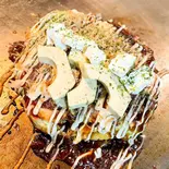 アボカドクリームチーズ天（東京鉄板倶楽部 田）