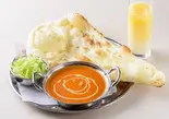 1カレーライスorナンラッシーサラダ付き 1 curry Nan or  Rice  with lassi salad（インド料理 ケバブ ＆ ビリヤニ ハウス Indian Restaurant Kebab ＆ Biryani house）