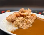 Mr.鶏唐とクリーミーごまカレー（ごつ盛り！【Mr.強欲カレー】立川店 A hearty meal！ [Mr. Greedy Curry] Tachikawa）