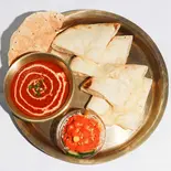 チーズナンセットcheese naan set（ナン ハウス (NAAN HOUSE)）
