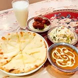 チーズナンセット（INDIAN＆NEPALI RESTAURANT ASHIM）