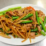 にんにくの芽と豚肉炒め(中華麺房 栄記(1300円以上注文サービスあり))