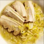白菜漬け物と豚バラスライスの煮込み（中華食府金悦）