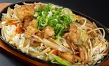 ホルモン野菜炒め(ぷりぷりの和牛小腸のみ使用)（TEPPAN 諒庭）