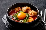 牛もつスンドゥブ（韓国カルビ丼とスンドゥブ 洞山 西新店）