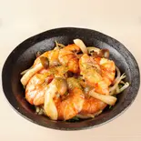 海老のバターソテー（和牛と海鮮浜焼き うしQかきQ）