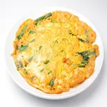 ニラ玉子炒め(韭菜炒蛋)（中華料理美山飯店）