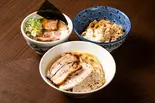 四種のチャーシューつけめんと替えつけセット（つけめんさなだ 千住本店）