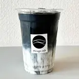 チャコールラテ(mirage cafe)