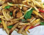 ニラレバー炒め韭菜炒猪肝(中華料理 香満楼)