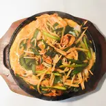 豚キムチ玉子とじ(ねぎぼうず)