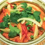 バター海老マサラカレー/Butter Ebi Masala Curry（南インドエスニックレストランエローラパレス洗足池）