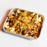 プルドポークチェダーフライPULLED PORK CHEDDAR FRIES（BURGERLION MEAT CRUSADERS）