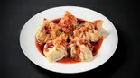 四川風タレ付き水餃子 川味水饺子Sichuan-style Dumplings with Sauce（本格四川料理 聚友楼）