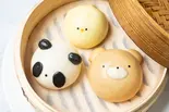 可愛い～ 動物饅頭盛合せ (パンダ・ひよこ・クマ)3個入り（龍福小籠堂）