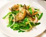 カキニラ定食（中国家常菜 祥龍房）