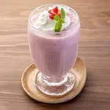 いちごのスムージー（【オーガニックと米粉のお店】chou chou me cafe/sakabar）