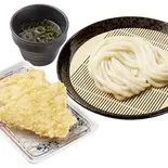 とり天ざるうどん（はなまるうどん 越谷レイクタウン店）